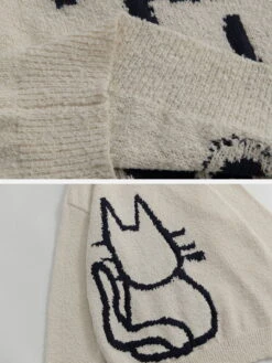 Aelfric Eden Hand Drawn Cat Sweater @cindydoinstuff -Aelfric Eden Shop jpeg a843d7a6 ef28 4124 a406 010c1925f330