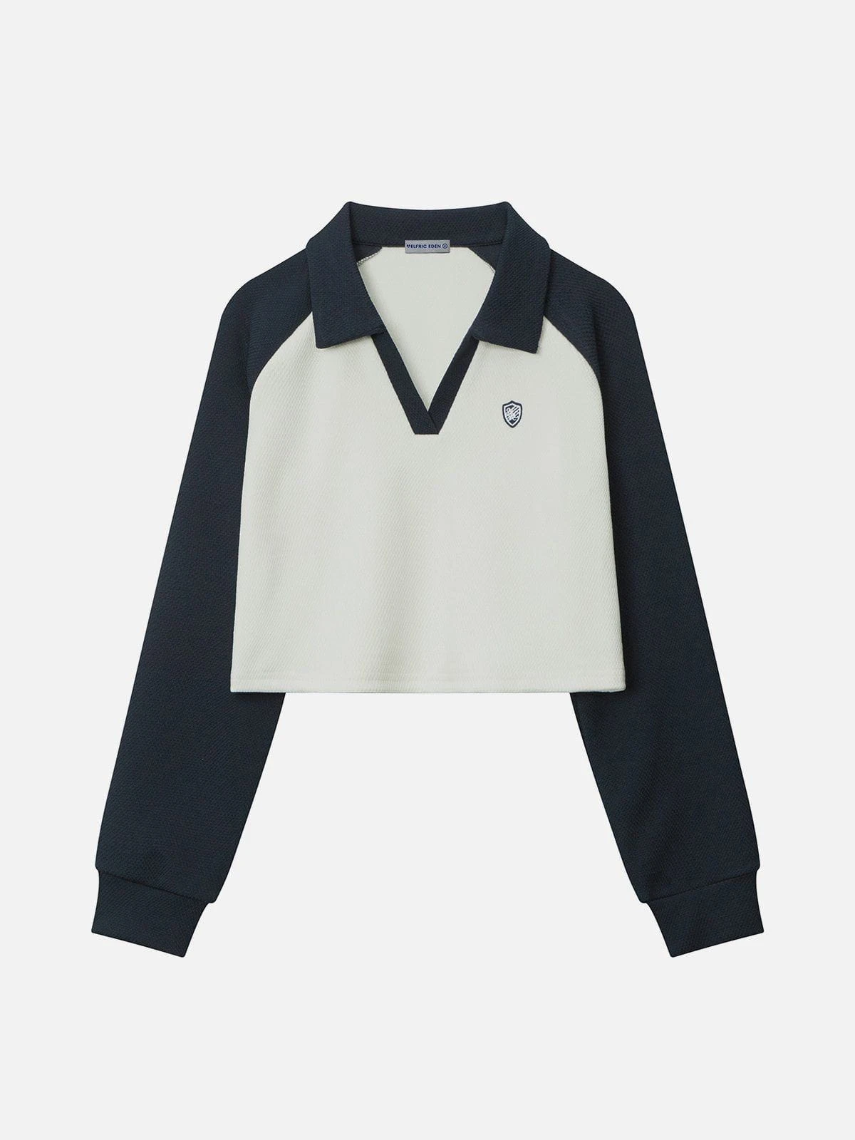 Color Blocking V-Neck Sweatshirt 3 Color Blocking V-Neck Sweatshirt