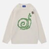 Aelfric Eden Cartoon Snail Pattern Sweater