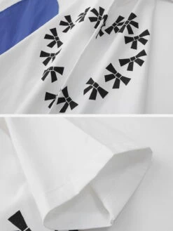 Aelfric Eden Split Blue Heart Embroidery Short Sleeve Shirt -Aelfric Eden Shop jpeg b4f51d6b 1a19 46fc b242 b1ac2629091a