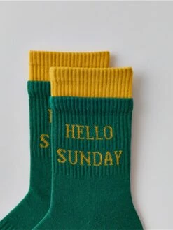 "HELLO SUNDAY" Socks -Aelfric Eden Shop jpeg b59dc890 ad3f 488f 8ff5 7f5fb6553f00