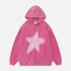 Aelfric Eden Detachable Sleeve Star Washed Hoodie