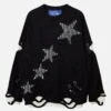 Aelfric Eden Distressed Cut Out Star Sweater -Aelfric Eden Shop jpeg bd749bc6 b4ef 4862 a6db 573d518a2677