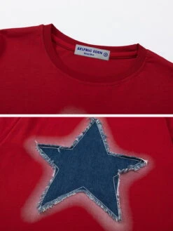 Aelfric Eden Embroidery Denim Star Tee -Aelfric Eden Shop jpeg c09aa8fb 1bba 4830 b4cc f2258bb6d6b1