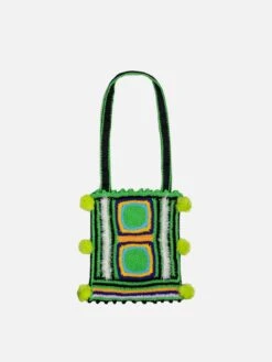 Vintage Knit Shoulder Bag