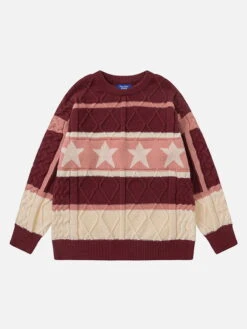 Aelfric Eden Stripe Star Twist Sweater -Aelfric Eden Shop jpeg c586dbd0 fa53 4481 aff2 f595daac14a1