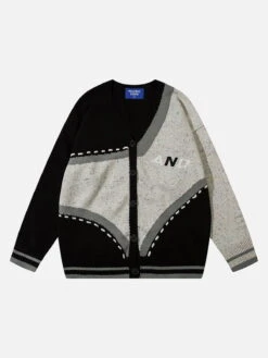 Aelfric Eden Vintage Color Blocking Cardigan