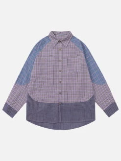 Aelfric Eden Patchwork Checked Shirt