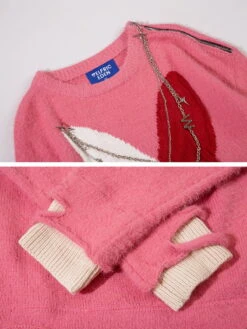 Aelfric Eden Rabbit Chain Distressed Sweater -Aelfric Eden Shop jpeg c90f6e19 c3c4 4aa6 8c66 23059a4c2cfd