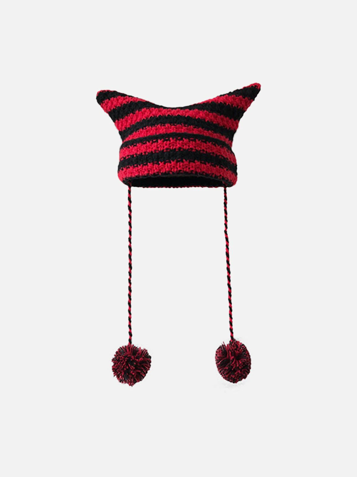 Striped Little Devil Cat Ear Hat 4 Striped Little Devil Cat Ear Hat - Image 2