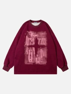 Aelfric Eden Blurring Design Star Print Sweatshirt -Aelfric Eden Shop jpeg d5dc31fb 57d6 4776 b7f3 ed853657635a