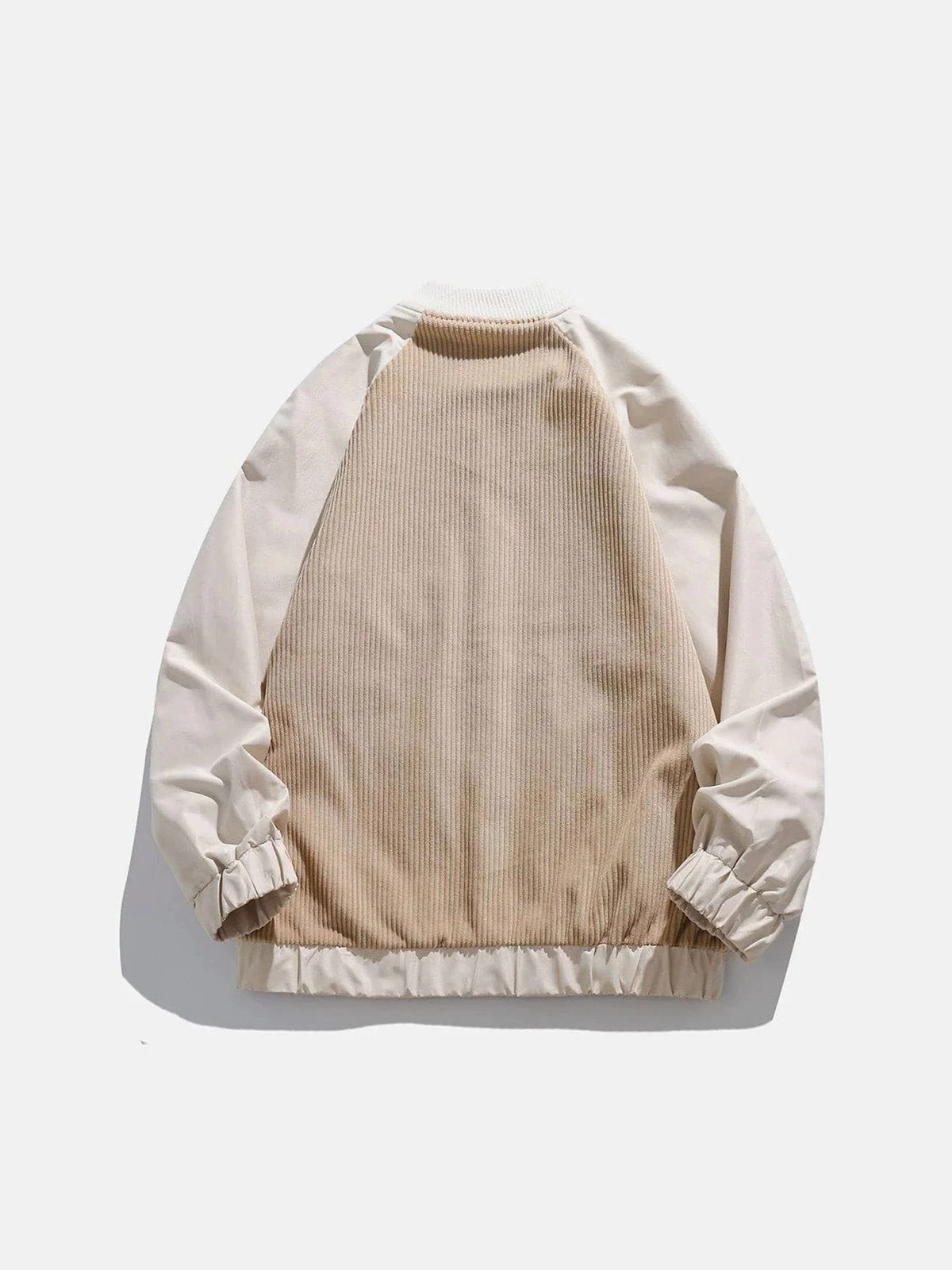 Aelfric Eden Patchwork Corduroy Varsity Jacket 5 Aelfric Eden Patchwork Corduroy Varsity Jacket - Image 3