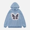 Aelfric Eden Embroidery Denim Butterfly Hoodie