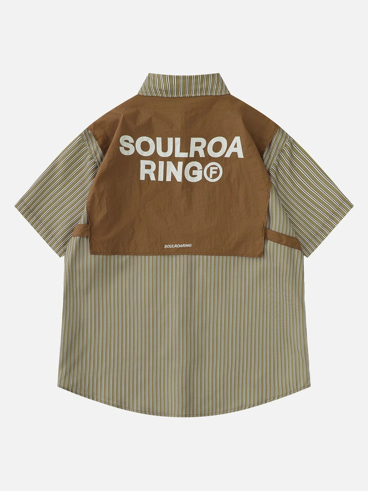 Aelfric Eden Strap Patchwork Short Sleeve Shirt 7 Aelfric Eden Strap Patchwork Short Sleeve Shirt - Image 5