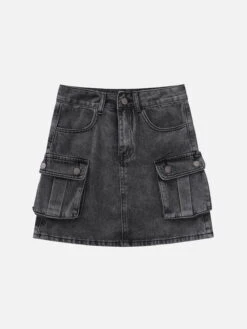 Multi-pocket Denim Skirt -Aelfric Eden Shop jpeg db5fff39 f24e 4a4a 977e 7971bc55b18b