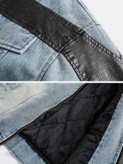 Faux Leather Patchwork Denim Racing Jacket -Aelfric Eden Shop jpeg dc29ef98 e605 4d0f b17e fb226298a7a2