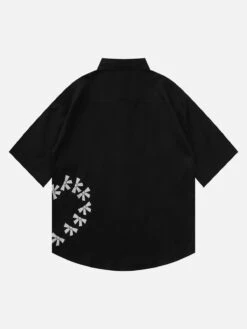 Aelfric Eden Split Blue Heart Embroidery Short Sleeve Shirt -Aelfric Eden Shop jpeg dc4c8ed9 07f9 4025 ba05 24e94252131a