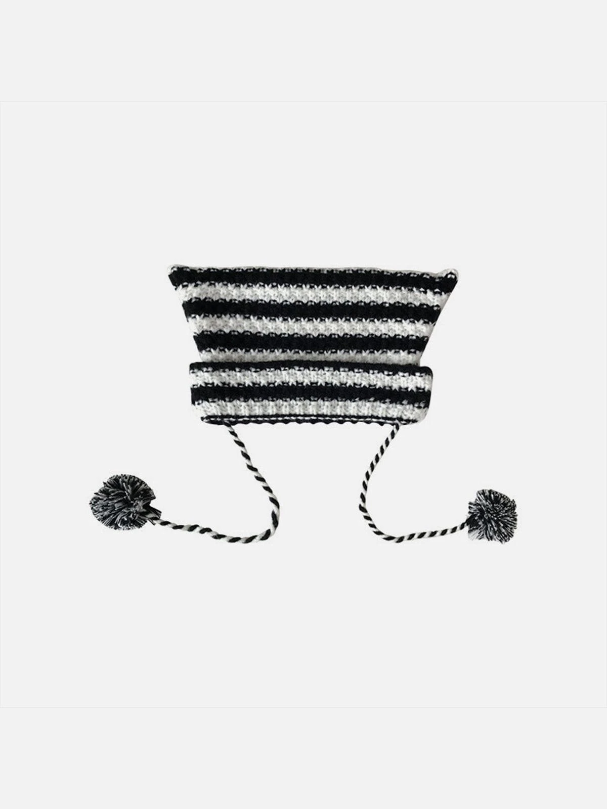 Striped Little Devil Cat Ear Hat 5 Striped Little Devil Cat Ear Hat - Image 3