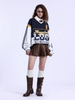 Aelfric Eden Knit Patchwork Polo Sweatshirt<font Color="#00249C"><br>S/S 24 The Dreamers</font> -Aelfric Eden Shop jpeg e72d985f a553 4c0b 98c3 f5ddea27a607