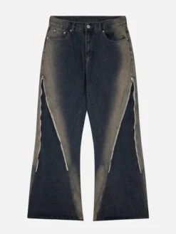 Aelfric Eden Zip Up Decoration Loose Jeans