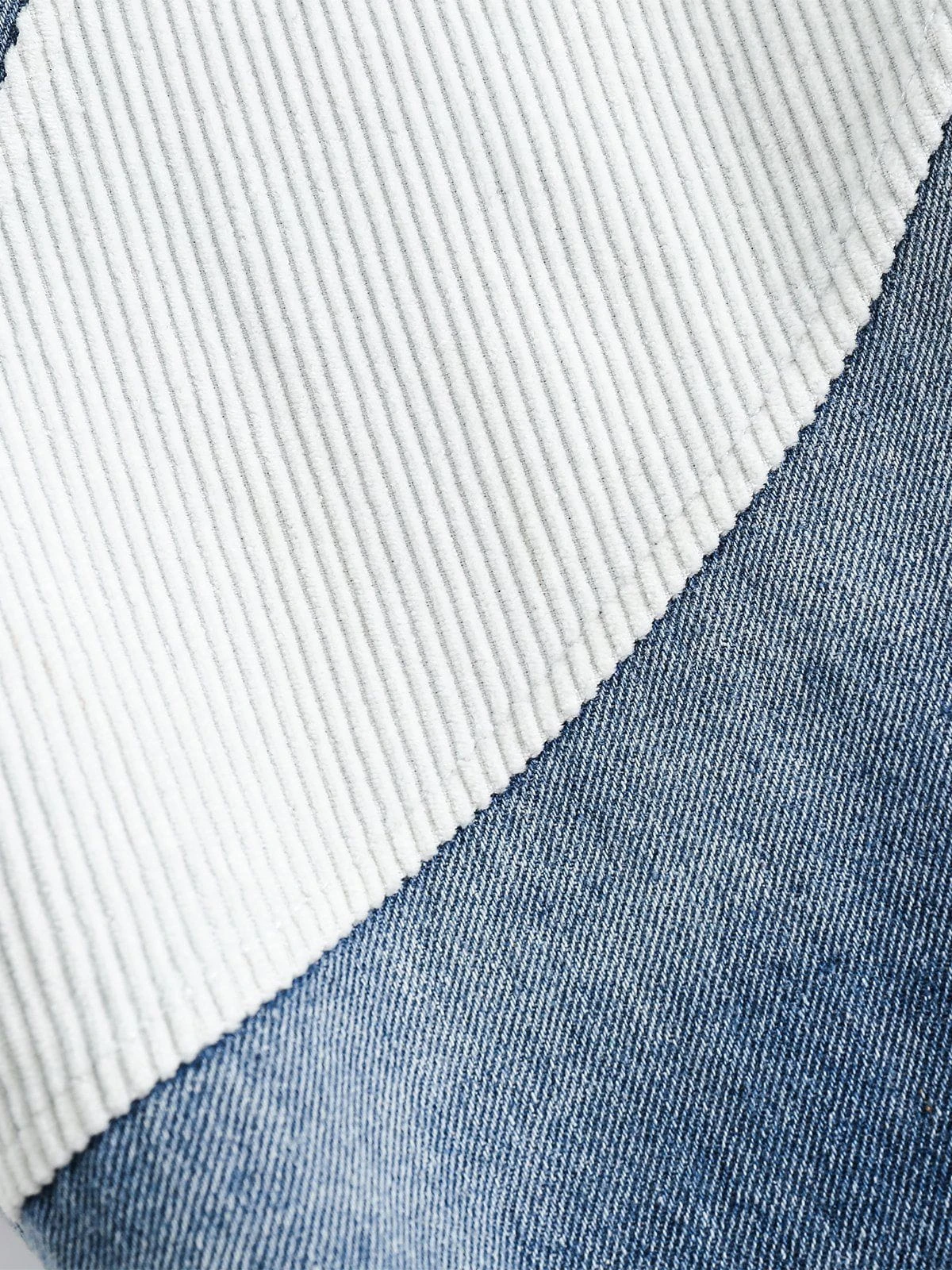 Aelfric Eden Corduroy Patchwork Denim Racing Jacket 6 Aelfric Eden Corduroy Patchwork Denim Racing Jacket - Image 4