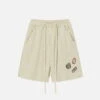 Aelfric Eden Embroidery Badge Shorts