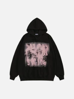 Aelfric Eden Splash-Ink Print Hoodie