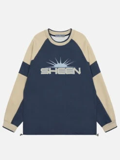 Aelfric Eden Patchwork Embroidery Sweatshirt