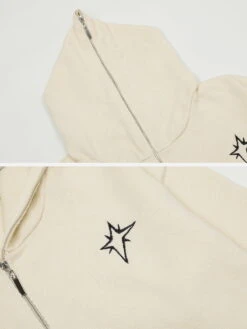 Aelfric Eden Long ZIP UP Star Embroidery Knit Hoodie -Aelfric Eden Shop jpeg f376e077 f74d 4b19 b052 e8aee0549e02