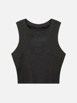 Butterfly Print Knitting Tank Top