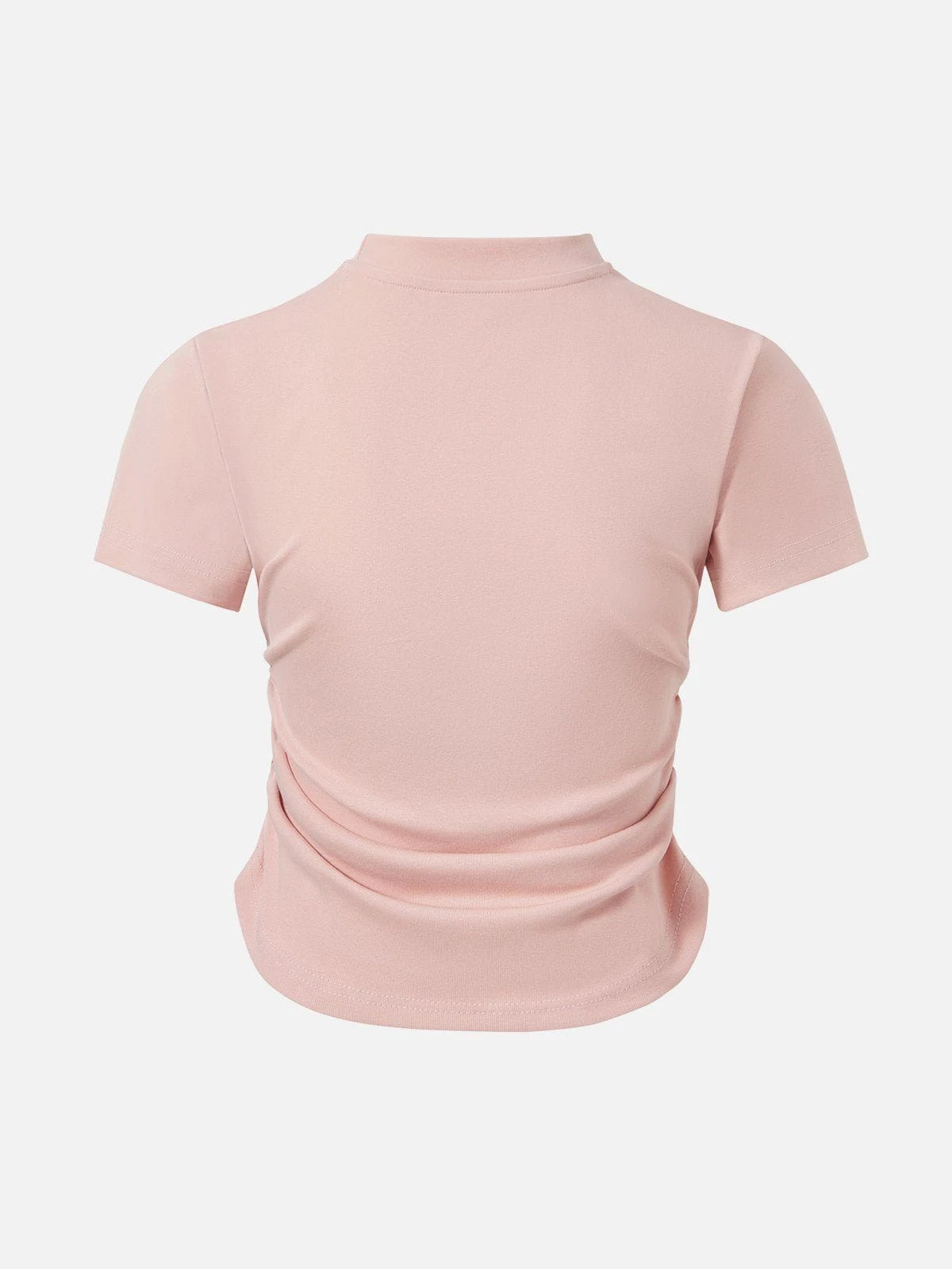 Solid Waist Wrinkle Tee 8 Solid Waist Wrinkle Tee - Image 6