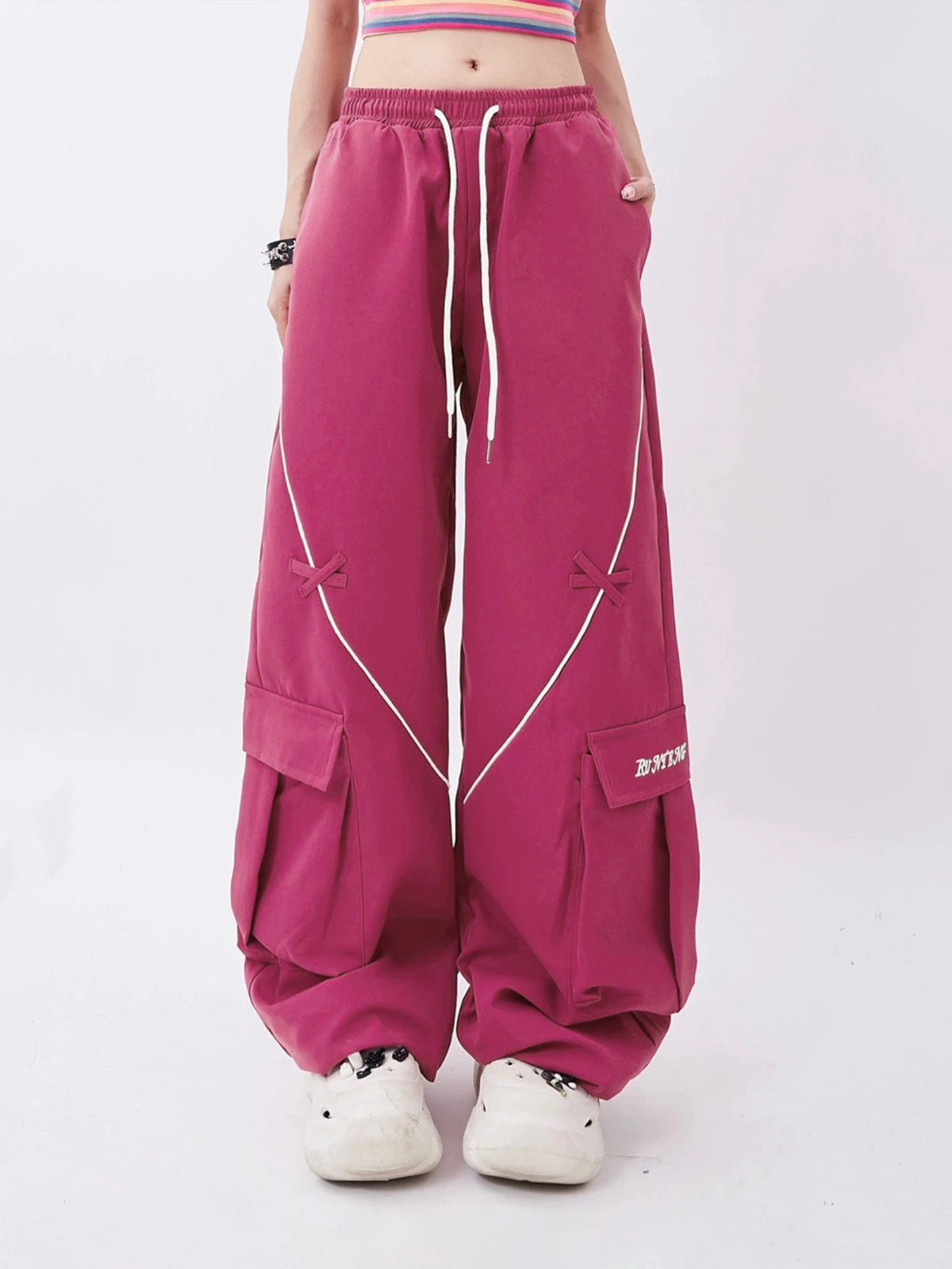 Solid Big Pocket Cargo Pants 4 Solid Big Pocket Cargo Pants - Image 2