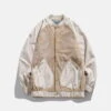 Aelfric Eden Patchwork Corduroy Varsity Jacket