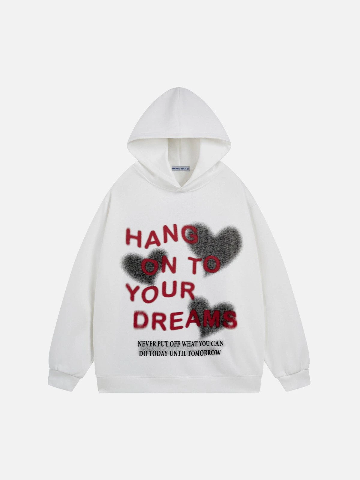 Aelfric Eden Heart Letter Print Hoodie 4 Aelfric Eden Heart Letter Print Hoodie - Image 2