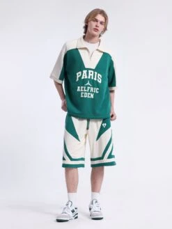 Aelfric Eden Patchwork Fold-Over Tee<font Color="#00249C"><br>S/S 24 The Dreamers</font>