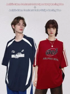 Aelfric Eden Contrast Color Speedway Racing Tee -Aelfric Eden Shop lQDPJyFNc5jNAObNBkDNBLCwVOZuA9 yEbgElDmf EDDAA 1200 1600