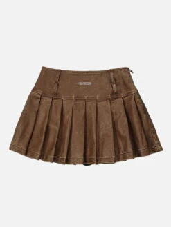 Aelfric Eden Heart Belt Faux Leather Pleated Skirt<font Color="#00249C"><br>S/S 24 The Dreamers</font> -Aelfric Eden Shop lQDPKdxMiKlJIDfNBkDNBLCwmGAmFThYG5AFxDVcWXQKAA 1200 1600