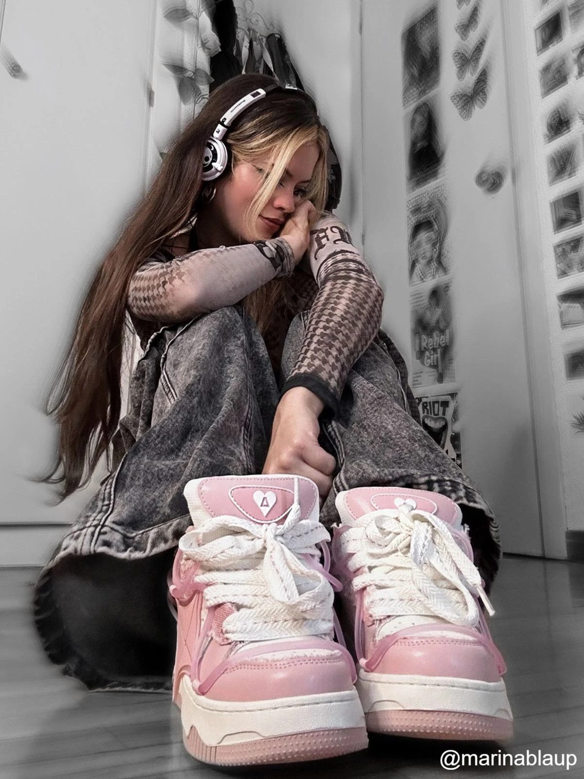 StarryClimb Color Blocking Patchwork Skate Shoes 4 StarryClimb Color Blocking Patchwork Skate Shoes - Image 2