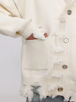 Aelfric Eden Removable Sleeves Distressed Cardigan @nevebrokedawg -Aelfric Eden Shop new new