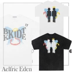 Aelfric Eden | Crew Neck Unisex Street Style U-Neck Cotton Short Sleeves
