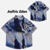 Aelfric Eden | Button-down Unisex Street Style Short Sleeves Oversized -Aelfric Eden Shop org 1046