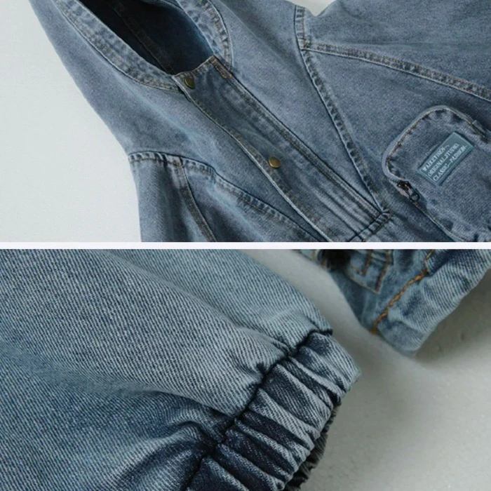 Aelfric Eden | Unisex Street Style Plain Cotton Oversized Washed Denim 8 Aelfric Eden | Unisex Street Style Plain Cotton Oversized Washed Denim - Image 6