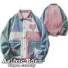 Aelfric Eden | Heart Unisex Street Style Plain Cotton Front Button Jackets -Aelfric Eden Shop org 106