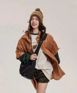 Aelfric Eden | Button-down Unisex Street Style Plain Short Sleeves -Aelfric Eden Shop org 1071