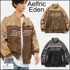 Aelfric Eden | Unisex Street Style Logo Jackets