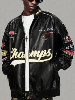 Aelfric Eden | Unisex Street Style Plain Logo Biker Jackets 24 Aelfric Eden | Unisex Street Style Plain Logo Biker Jackets -Aelfric Eden Shop org 1115