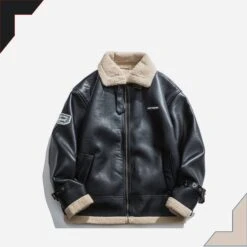 Aelfric Eden | Unisex Faux Fur Street Style Oversized Shearling Jackets