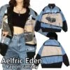 Aelfric Eden | Unisex Street Style Plain Logo Front Button Souvenir Jackets -Aelfric Eden Shop org 1169