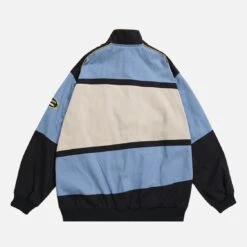 Aelfric Eden | Unisex Street Style Plain Logo Front Button Souvenir Jackets -Aelfric Eden Shop org 1171