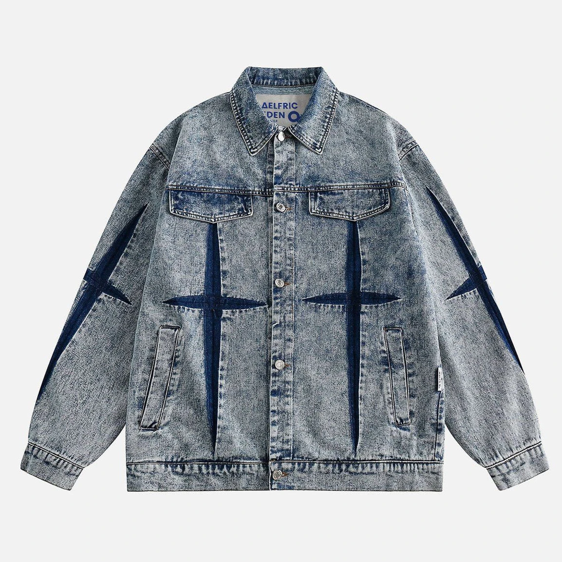 Aelfric Eden | Unisex Denim Blended Fabrics Street Style Cotton Oversized 4 Aelfric Eden | Unisex Denim Blended Fabrics Street Style Cotton Oversized - Image 2